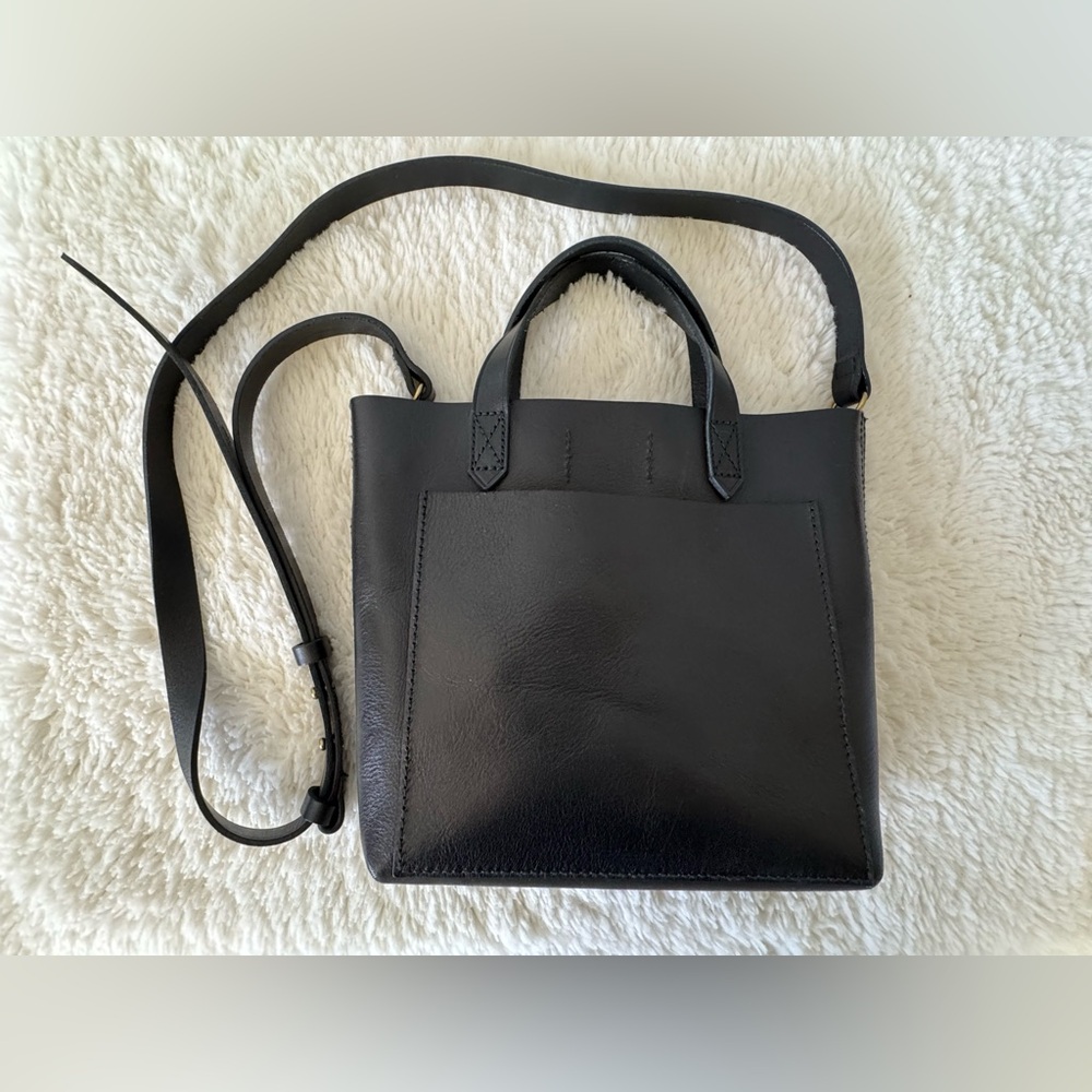 Madewell Transportation Leather Tote Bag (Small) - Picture 2 of 9